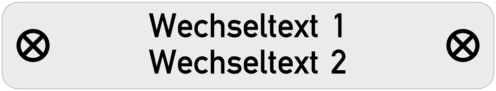 Kabel- und Anlagenschild 60x11x1,0 mm, Alu silber matt, 2 Bohrungen,