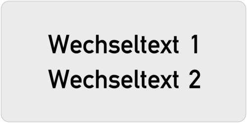 Gravurschild 60x30x1,5 mm, Kunststoff silbermetallic, 2-zeilig, selbstklebend
