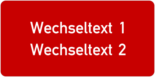 Gravurschild 60x30x1,5 mm, Kunststoff rot, 2-zeilig, selbstklebend