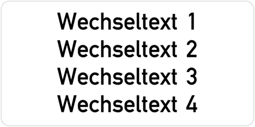Gravurschild 60x30x1,5 mm, Kunststoff wei&szlig;, 4-zeilig, selbstklebend