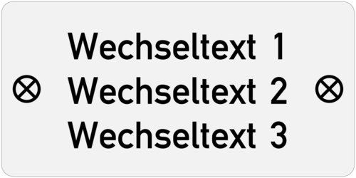 Edelstahlschild 60x30x1,0mm, Edelstahl V4A geschliffen , 3-zeilig, 2 Bohrungen