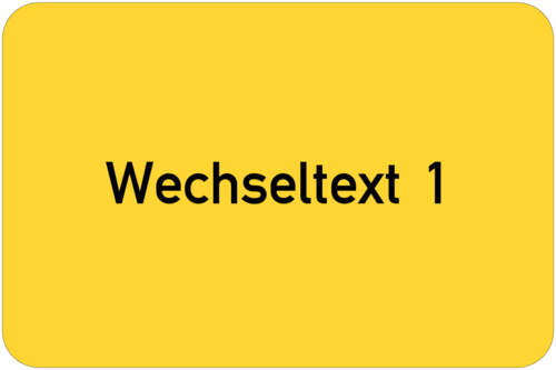 Gravurschild 60x40x1,5mm, Kunststoff gelb, 1-zeilig, selbstklebend