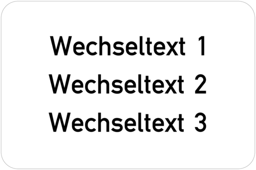 Gravurschild 60x40x1,5 mm, Kunststoff wei&szlig;, 3-zeilig, selbstklebend