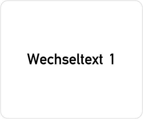 Gravurschild 60x50x1,5mm, Kunststoff wei&szlig;, 1-zeilig, selbstklebend