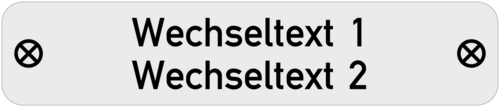Gravurschild 70x15x1,0mm Alu silber matt , 2-zeilig, 2 Bohrungen