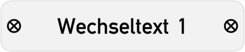 Edelstahlschild 70x15x1,0mm,  Edelstahl V4A geschliffen, 1-zeilig, 2 Bohrungen