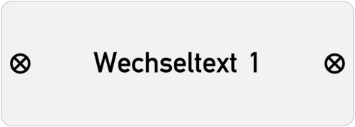 Edelstahlschild 70x25x1,0mm, Edelstahl V4A geschliffen , 1-zeilig, 2 Bohrungen