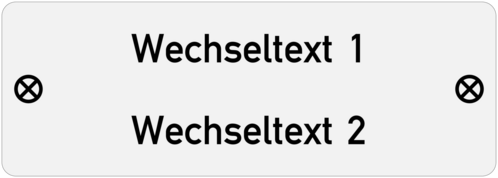 Edelstahlschild 70x25x1,0mm, Edelstahl V4A geschliffen , 2-zeilig, 2 Bohrungen