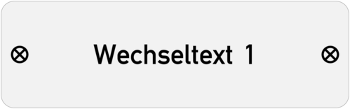 Edelstahlschild 80x25x1,0mm, Edelstahl V4A geschliffen, 1-zeilig,2 Bohrungen