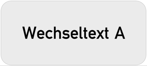 Einlegeschild 42x19x0,8 mm Kunststoff silbermetallic,  selbstklebend, 1-zeilig