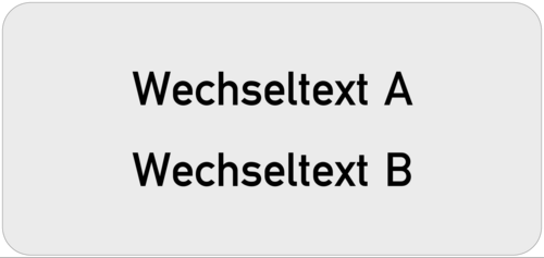 Einlegeschild 57x27x0,8 mm Kunststoff silbermetallic,  selbstklebend, 2-zeilig